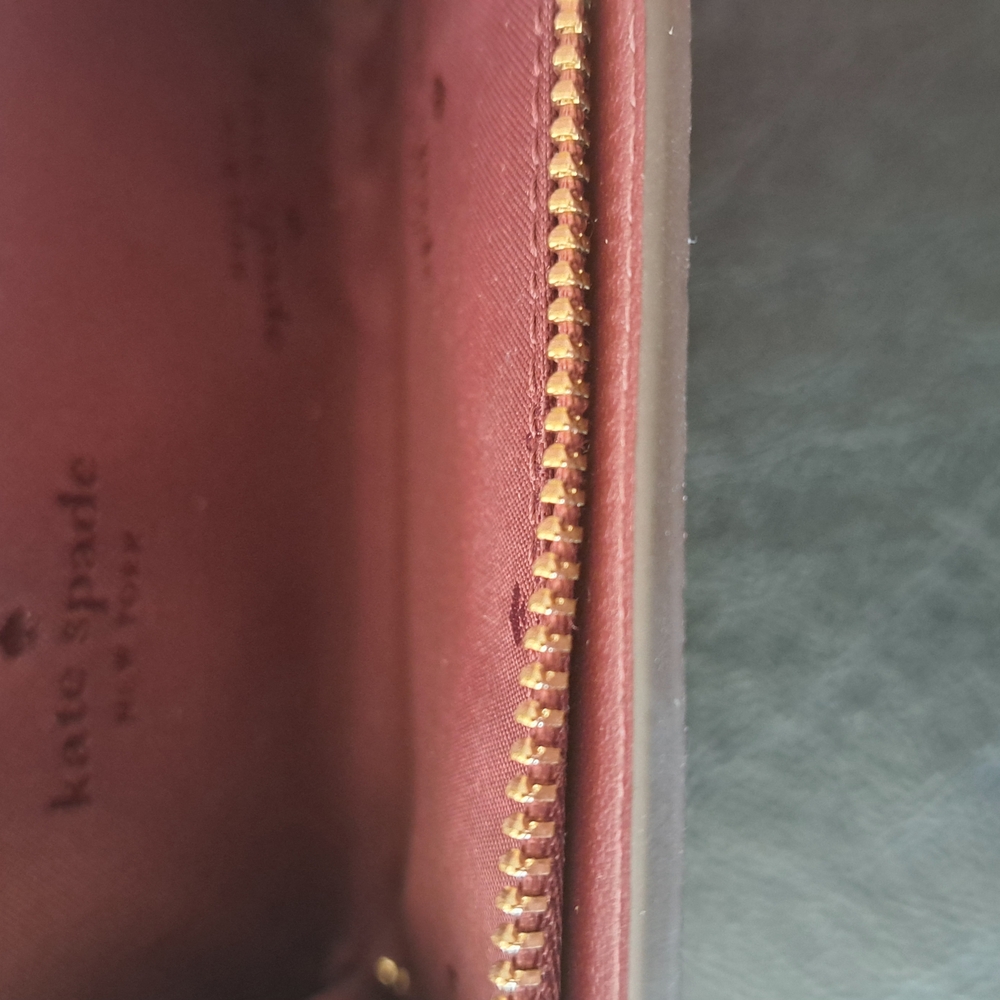 Kate Spade Burgundy Wallet - Picture 3 of 6